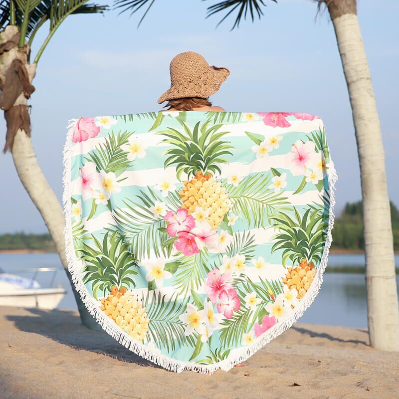 Pineapple Round Beach Towel - Image 3