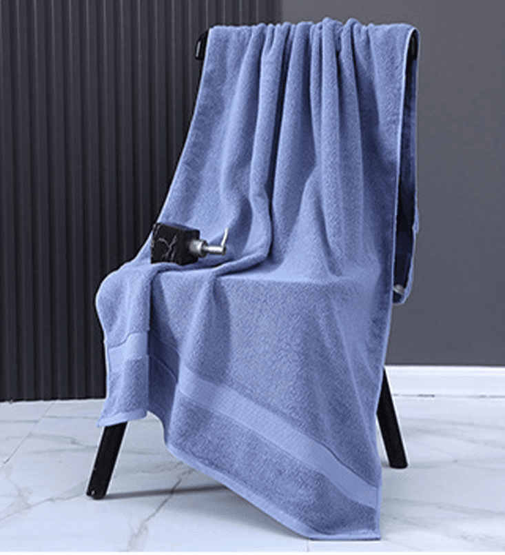 Solid Color Cotton Hotel Towel - 80x160cm - Image 8