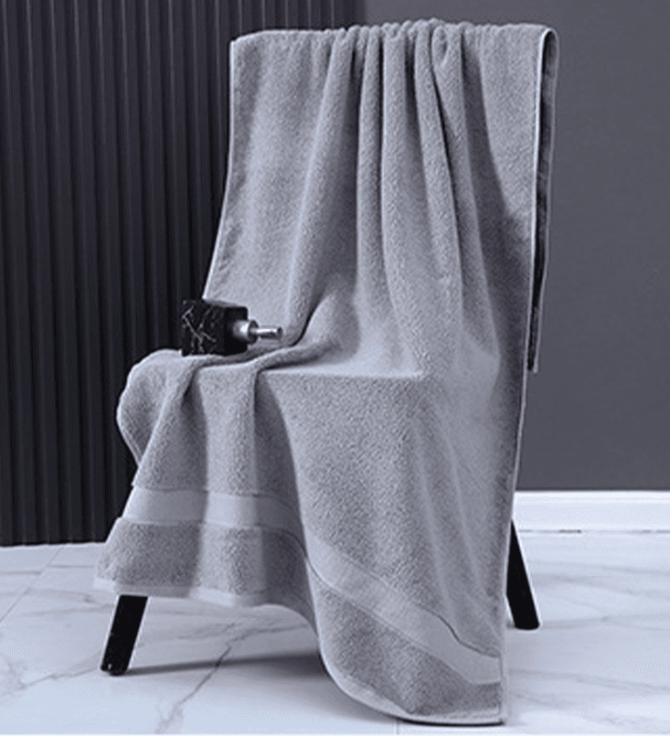 Solid Color Cotton Hotel Towel - 80x160cm - Image 11